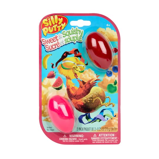 Michaels, Crayola® Silly Putty® 1/4oz. Sweet & Squishy Egg Set – Category: Compounds